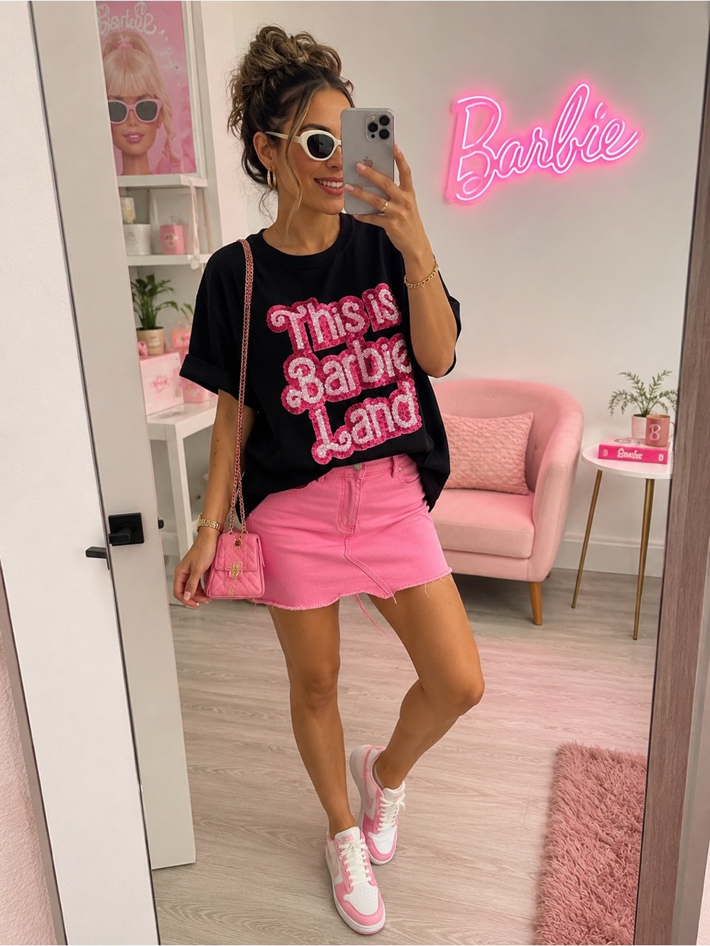 Zara & Barbie collaboration tee large. Collector piece